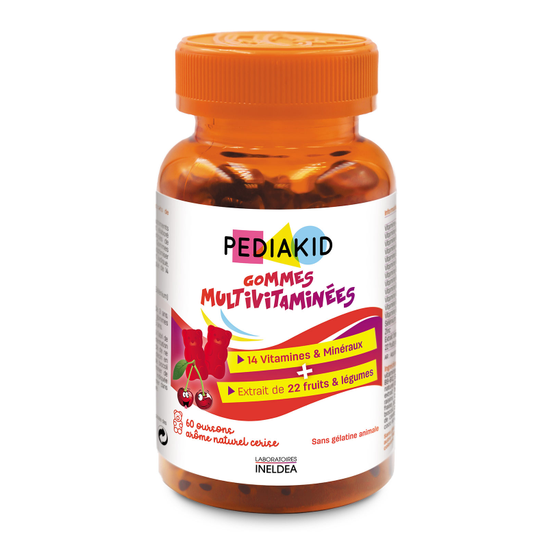 PEDIAKID GOMMES MULTIVITAMINEES