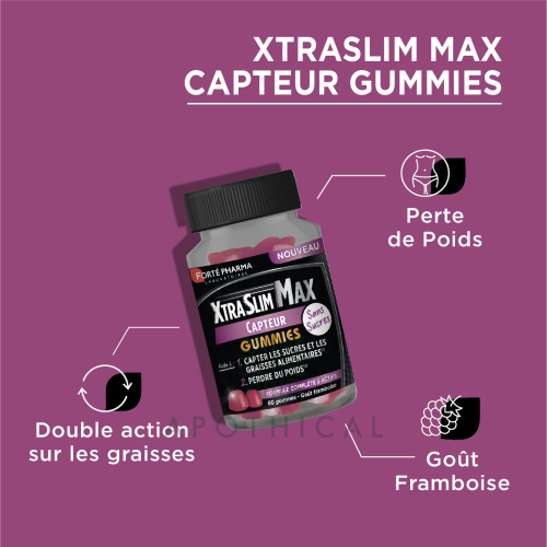 XTRASLIM MAX CAPTEUR GUMMIES