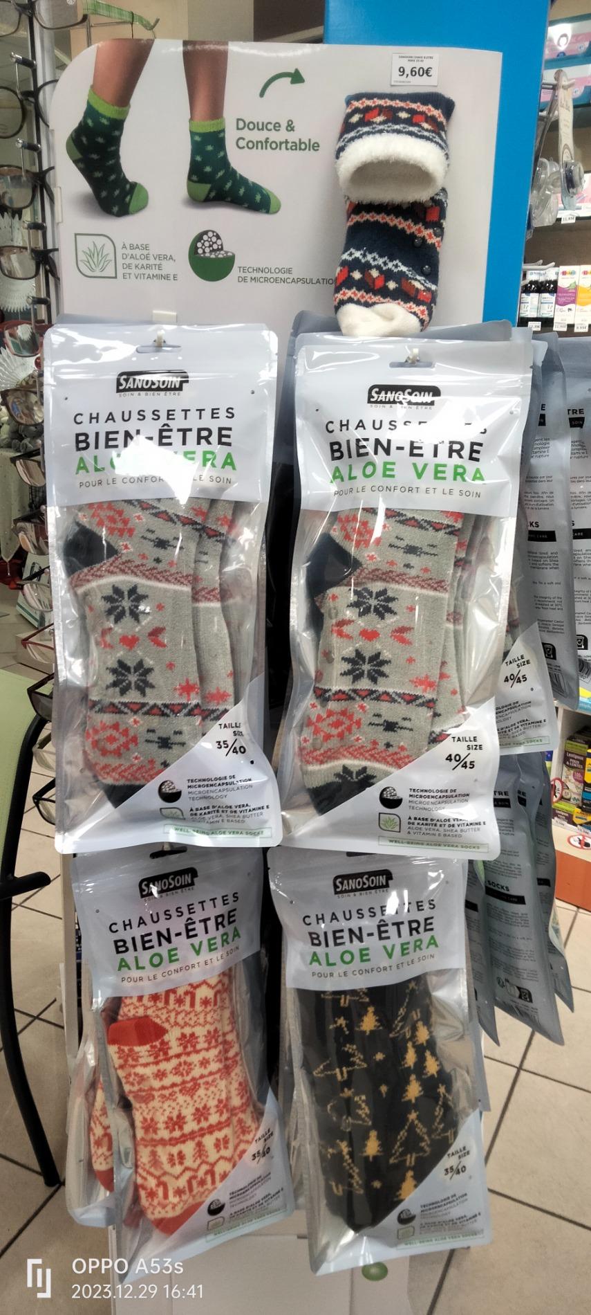 CHAUSSETTES BIEN ETRE ALOE VERA